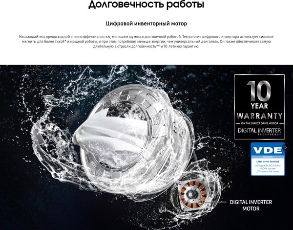 Стиральная машина Samsung WW70AG4S21VELD