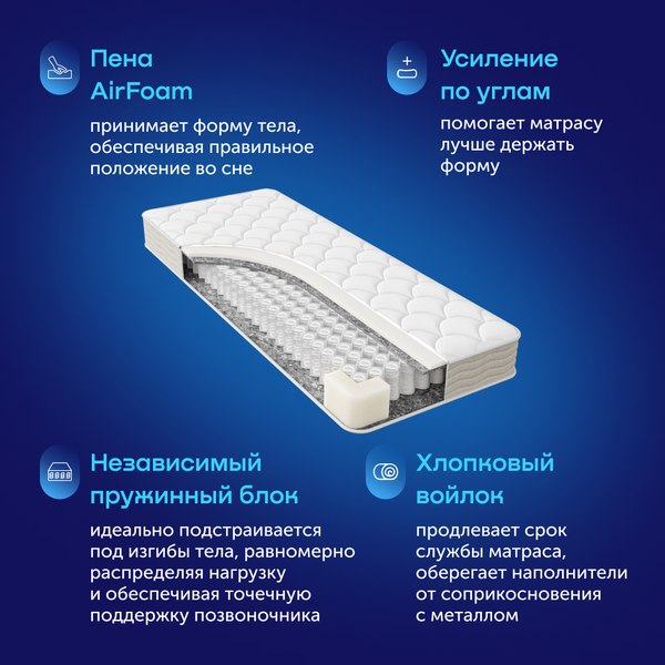 Купить Матрас Buyson BuyIdea 80x200 в Слуцке