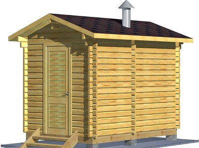 Баня из бруса Вирабуд Мини 3.5м - 