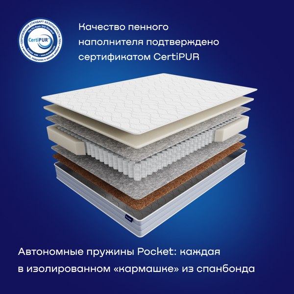 Купить Матрас Buyson BuyDouble 180x200 в Слуцке
