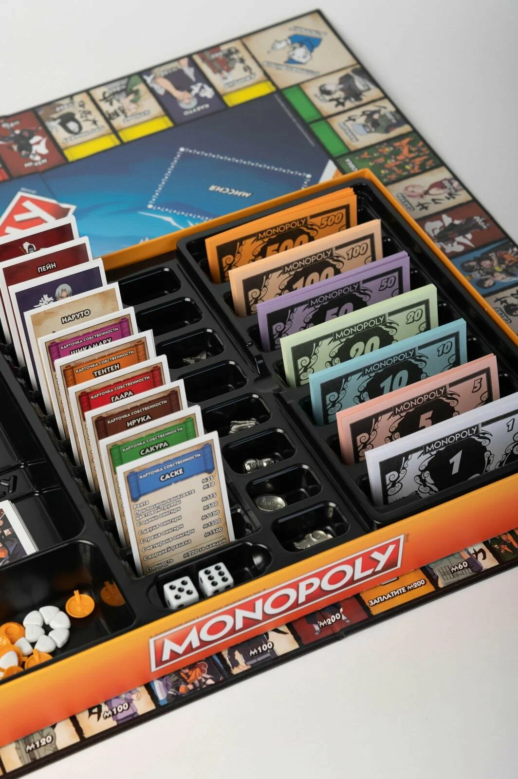 Настольная игра Hasbro Монополия Наруто / WM00167-RUS — фото 5