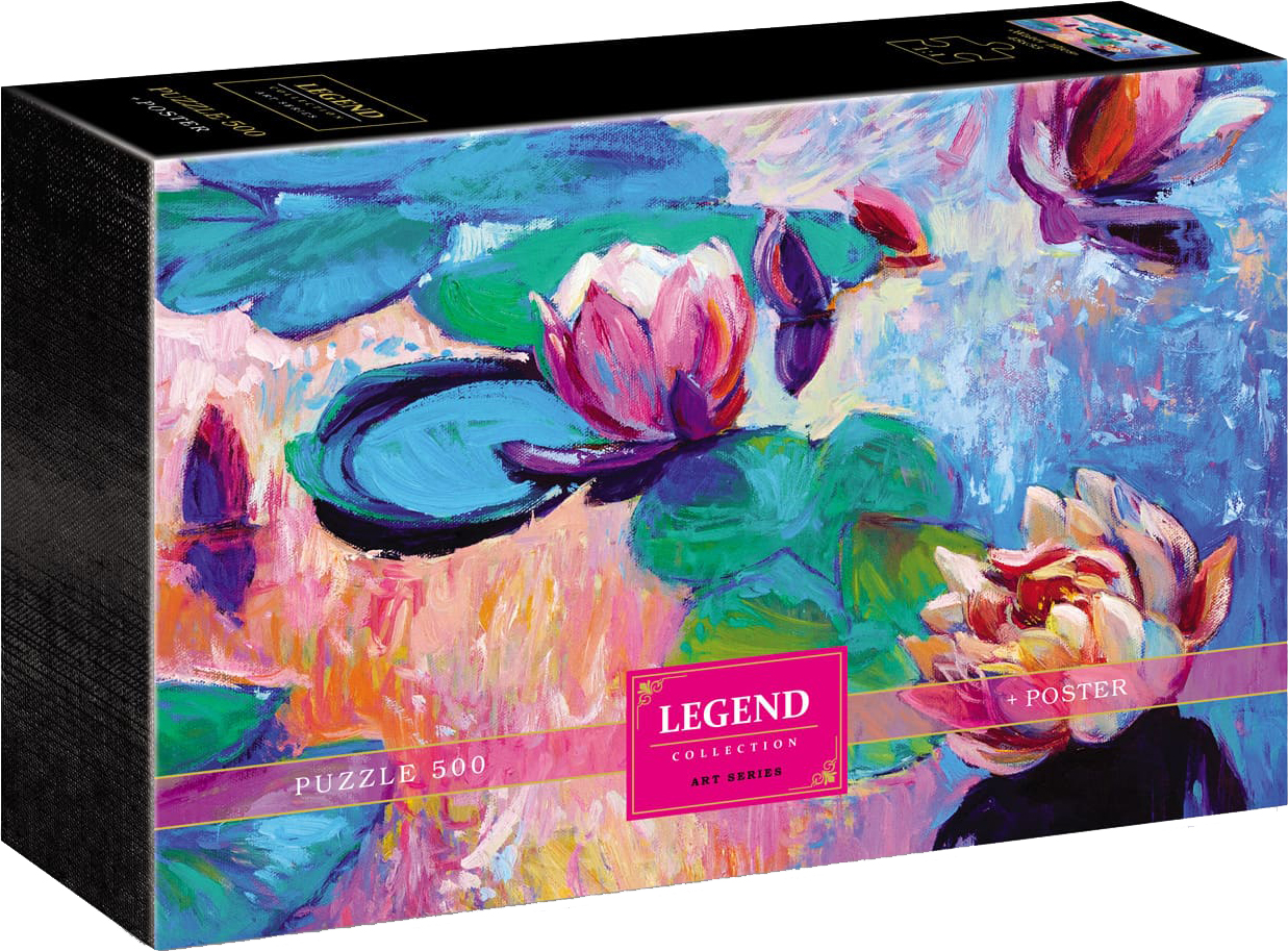 Пазл Hatber Premium Legend Art Series Кувшинки / 500ПЗ2_25707 (500эл)