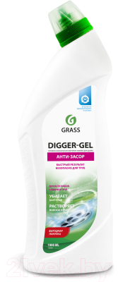 Средство для устранения засоров Grass Digger-Gel / 125438 (1л)