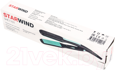 Выпрямитель для волос StarWind SHE1101 (черный)