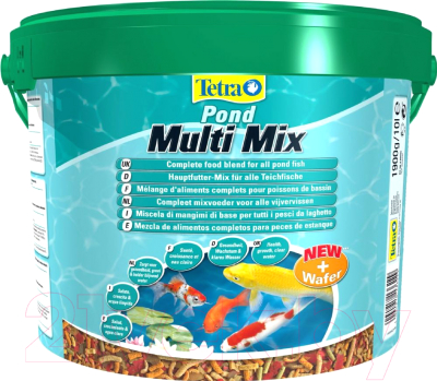 Корм для рыб Tetra Pond Multi Mix 709031/136229 (10л)