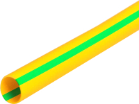 Трубка термоусаживаемая КВТ ТНТ нг-60/30 / 73715 (желто-зеленый) - 