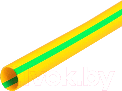 Трубка термоусаживаемая КВТ ТНТ нг-60/30 / 73715 (желто-зеленый)