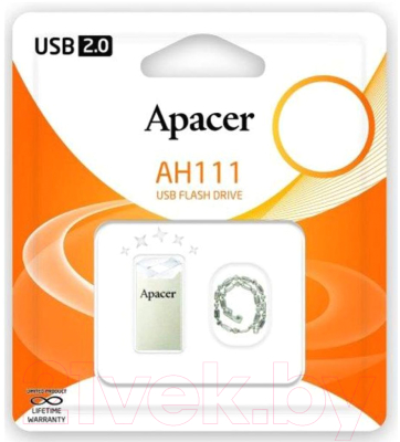 Usb flash накопитель Apacer AH111 64GB (AP64GAH111CR-1)