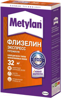 Клей для обоев Metylan Флизелин Экспресс Премиум (285г)