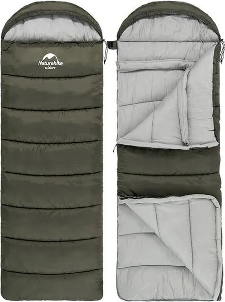 Спальный мешок Naturehike U Series U350S / 6927595764329L (зеленый)