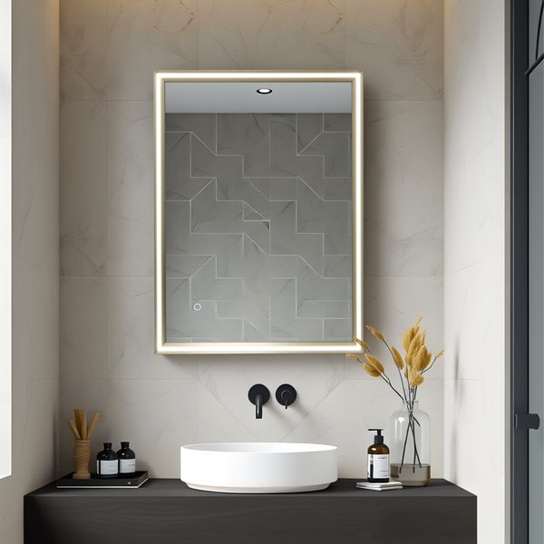 Зеркало Алмаз-Люкс Lumino Brass 8060s-6