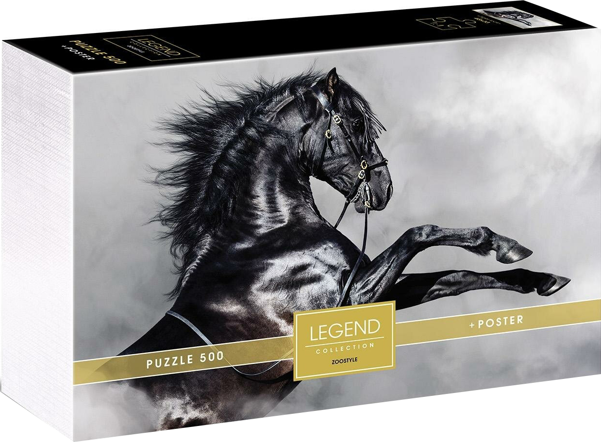 Пазл Hatber Premium Legend ZooStyle Черный скакун / 500ПЗ2_26232 (500эл)