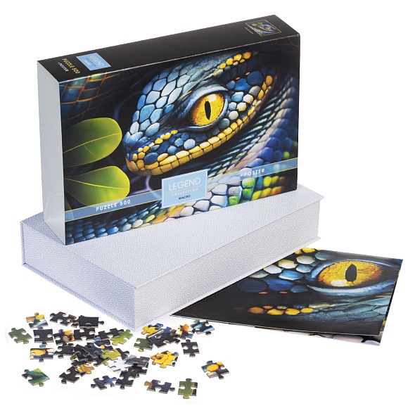 Пазл Hatber Premium Legend Macro Анаконда / 500ПЗ2_30216 (500эл) — фото 4