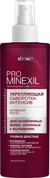 Сыворотка для волос Витэкс Pro Minexil Укрепляющая (145мл)