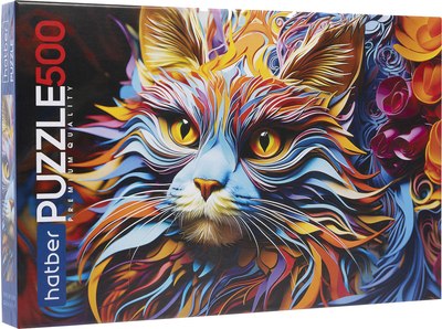 

Пазл, Premium Магический кот / 500ПЗ2_30933