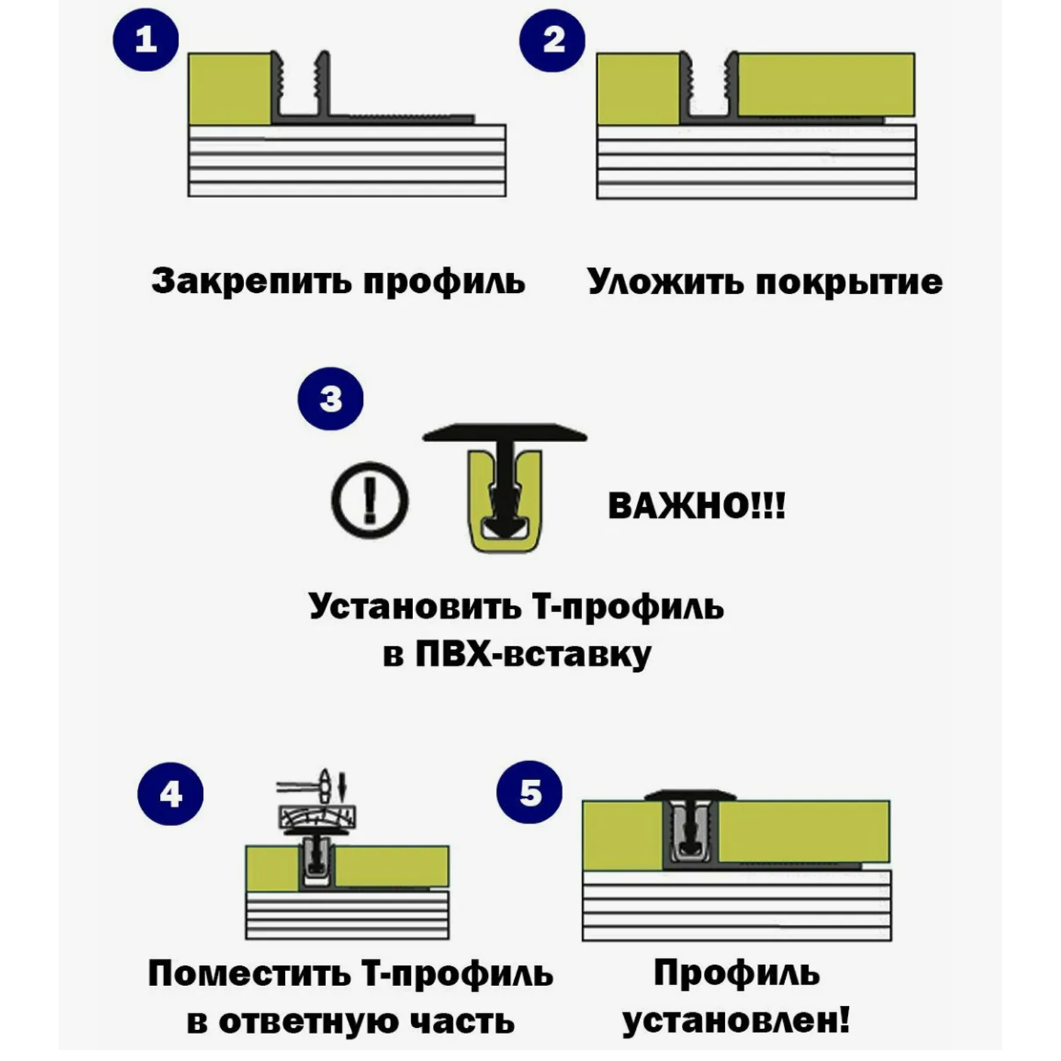Монтажная планка Profiling ПТО-10 для Т образного профиля (2.7м) — фото 3
