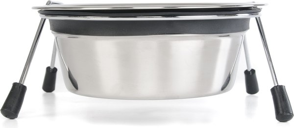Набор мисок для животных ZooZooZoo Двойная на подставке SWT-6009D-780
