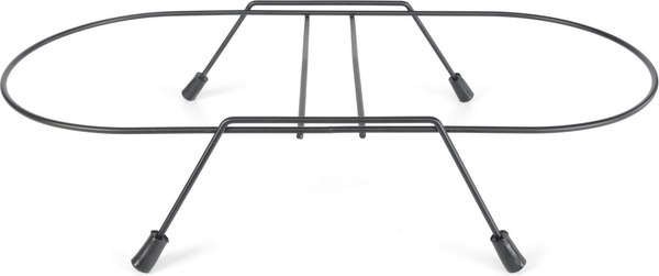 Набор мисок для животных ZooZooZoo на подставке SWT-6010-1650 (черный)