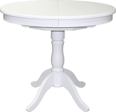 

Обеденный стол, Бари 75x100/135 гладкий бел/бел ВС/492