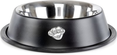 Миска для животных ZooZooZoo Лапка SWT-5022-750 (черный) - 