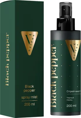 Спрей для тела Dziyna Black Pepper Парфюмированный для тела и волос (200мл) - 