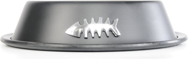 Миска для животных ZooZooZoo Рыбка SWT-5022-450 (черный)