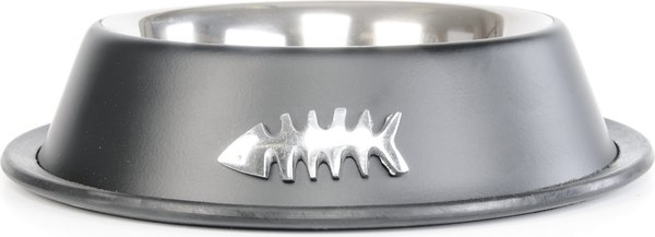 Миска для животных ZooZooZoo Рыбка SWT-5022-450 (черный)