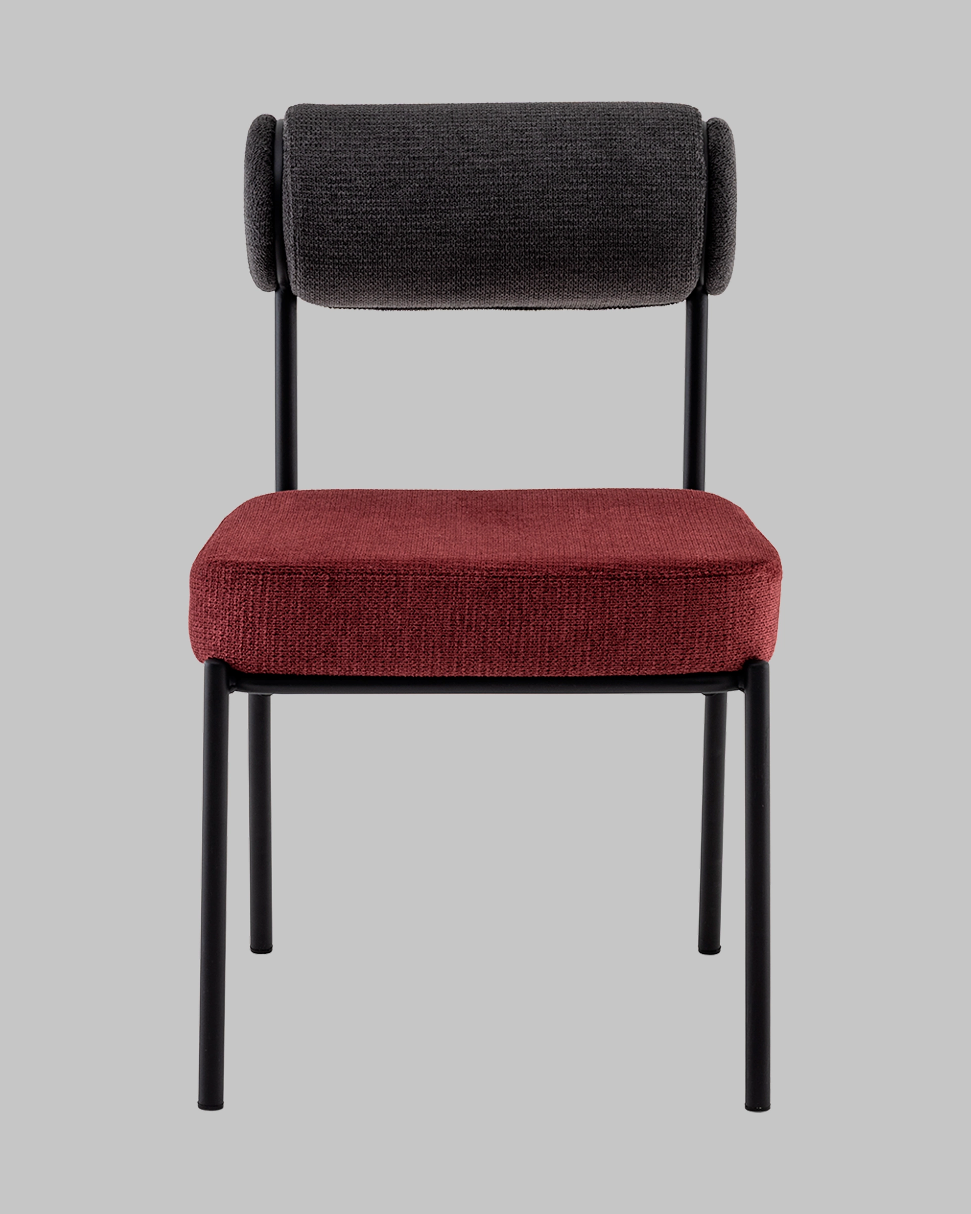 Стул Stool Group Ponpoun / OTE-SH 460+241 (темно-серый/бордо) — фото 2