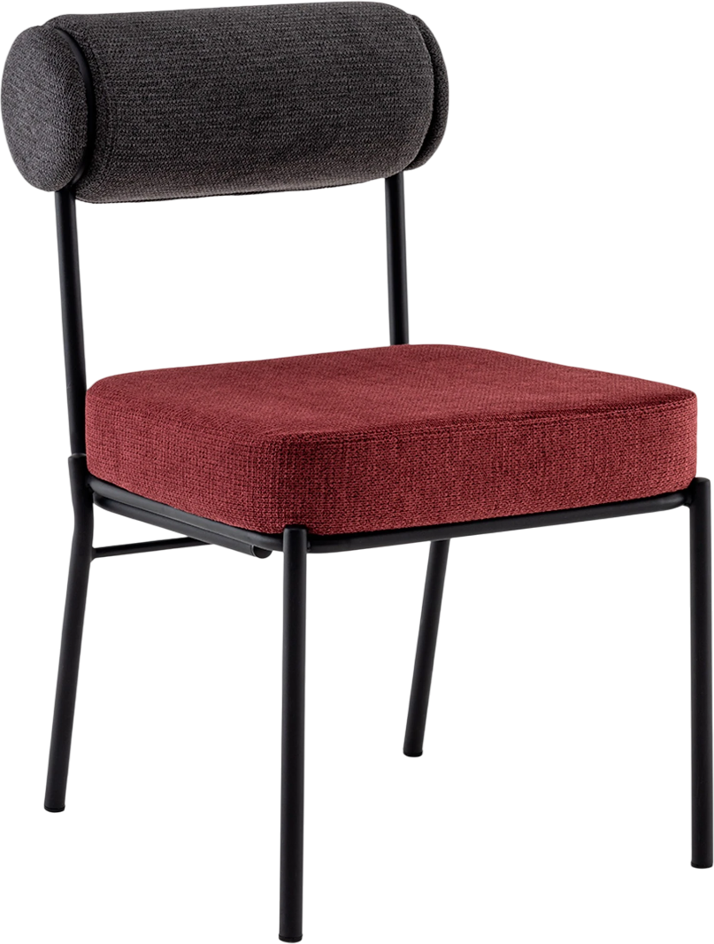 Стул Stool Group Ponpoun / OTE-SH 460+241 (темно-серый/бордо)