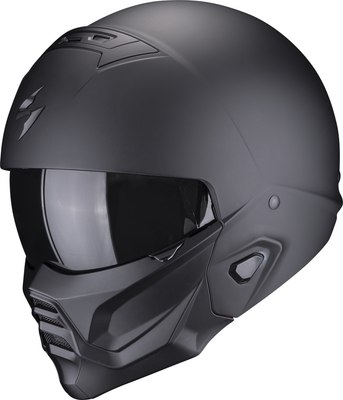 Мотошлем Scorpion Exo Combat II Solid (р. S, черный матовый) - 