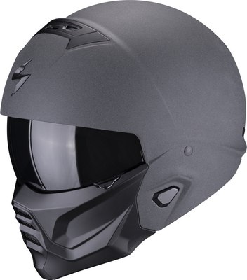 Мотошлем Scorpion Exo Combat II Graphite (р. XS, серый) - 