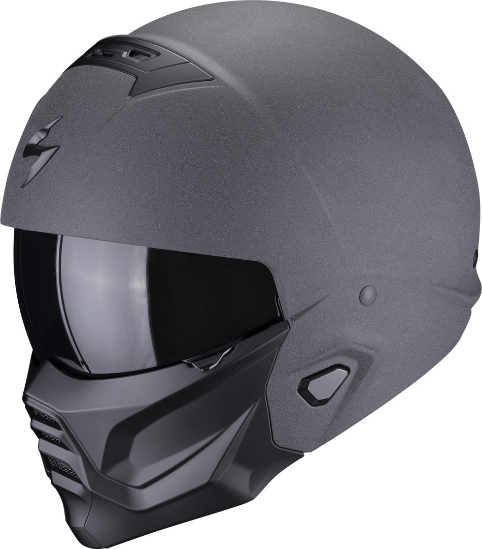 Мотошлем Scorpion Exo Combat II Graphite (р. L, серый)
