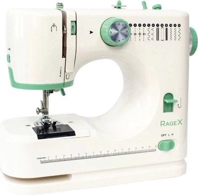 Швейная машина RAGEX R1103-100 (белый/зеленый) - 
