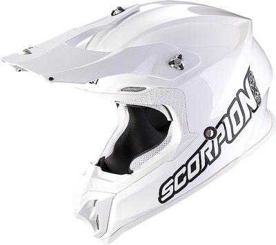Мотошлем Scorpion Exo VX-16 Evo Air Solid (р. L, белый) -