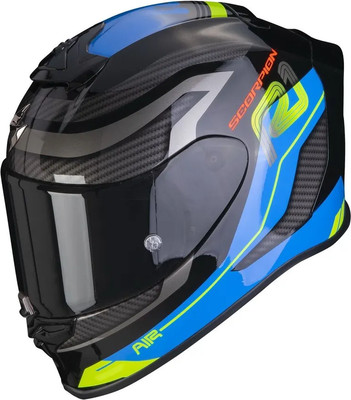 Мотошлем Scorpion Exo EXO-R1 Evo Air Vatis (р. S, черный/синий) - 
