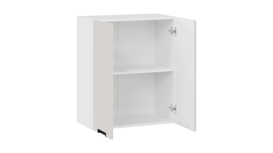 Шкаф навесной для кухни ТриЯ Гренада 1В6 (белый/холст мокко) — фото 2