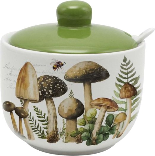 Сахарница Prima Collection История грибов PC78HM450 (c ложкой)