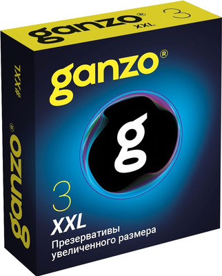 Презервативы Ganzo XXL (3шт) - 