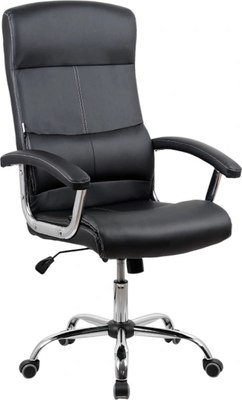 Кресло офисное King Style SHL-2 Sane PU Chrome (черный) - 