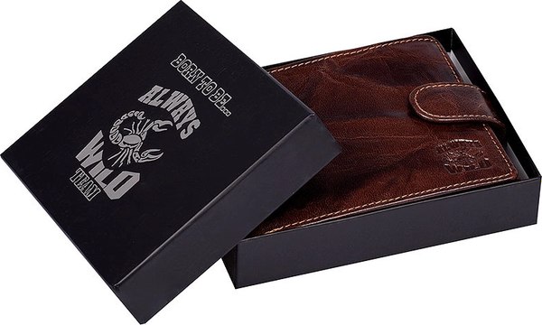 Портмоне Always Wild N992L-BC (коричневый)