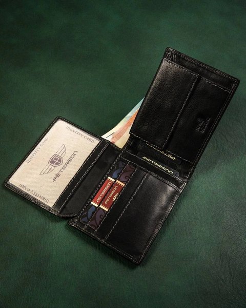 Портмоне Peterson PTN WL-1012-COM (черный)