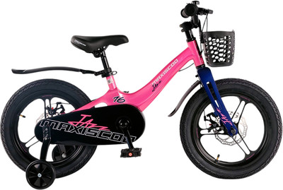 Детский велосипед Maxiscoo Jazz Pro 16 2025 / MSC-J1642P (розовый сапфир, разобранный, в коробке) - 