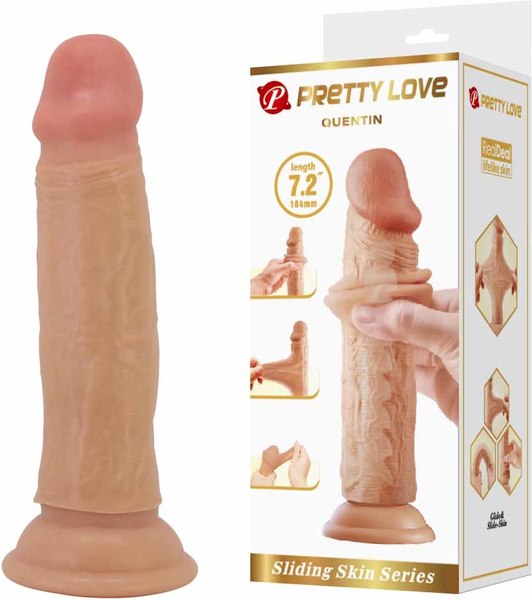 Фаллоимитатор Baile Pretty Love BW-008126LP (телесный)