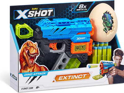 

Бластер игрушечный, X-Shot Дино-Атака Extinct / 44143