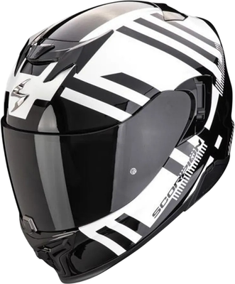 Мотошлем Scorpion Exo Exo-520 Evo Air Banshee (р. 2XL, белый/черный) - 