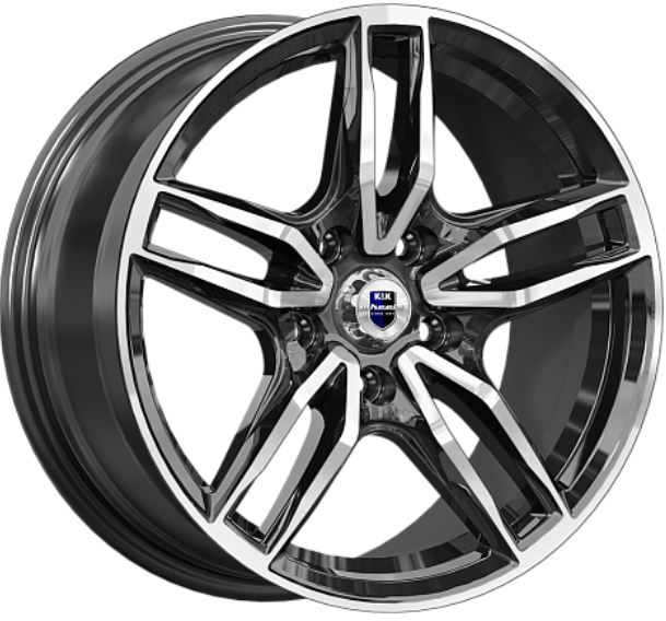 Литой диск K&K Бартон (КС1110) 17x8" 5x114.3мм DIA 67.1мм ET 45мм Алмаз черный