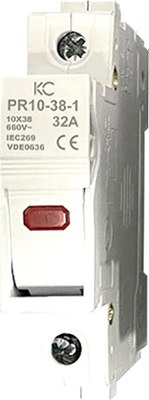 Предохранитель-разъединитель КС 10х38 1P / PR10-38-1 - 