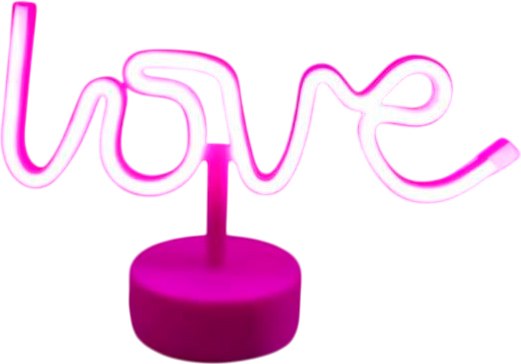 Ночник ILikeGift Love / 151-2022074 (розовый)