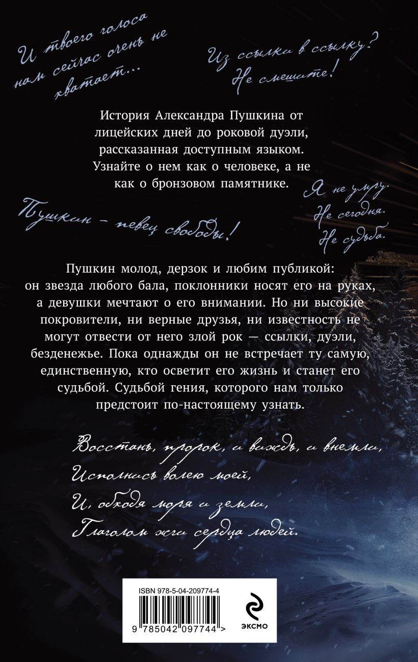 Художественная книга Эксмо Пророк. История Александра Пушкина, твердая обложка (Тиханова Ольга) — фото 2