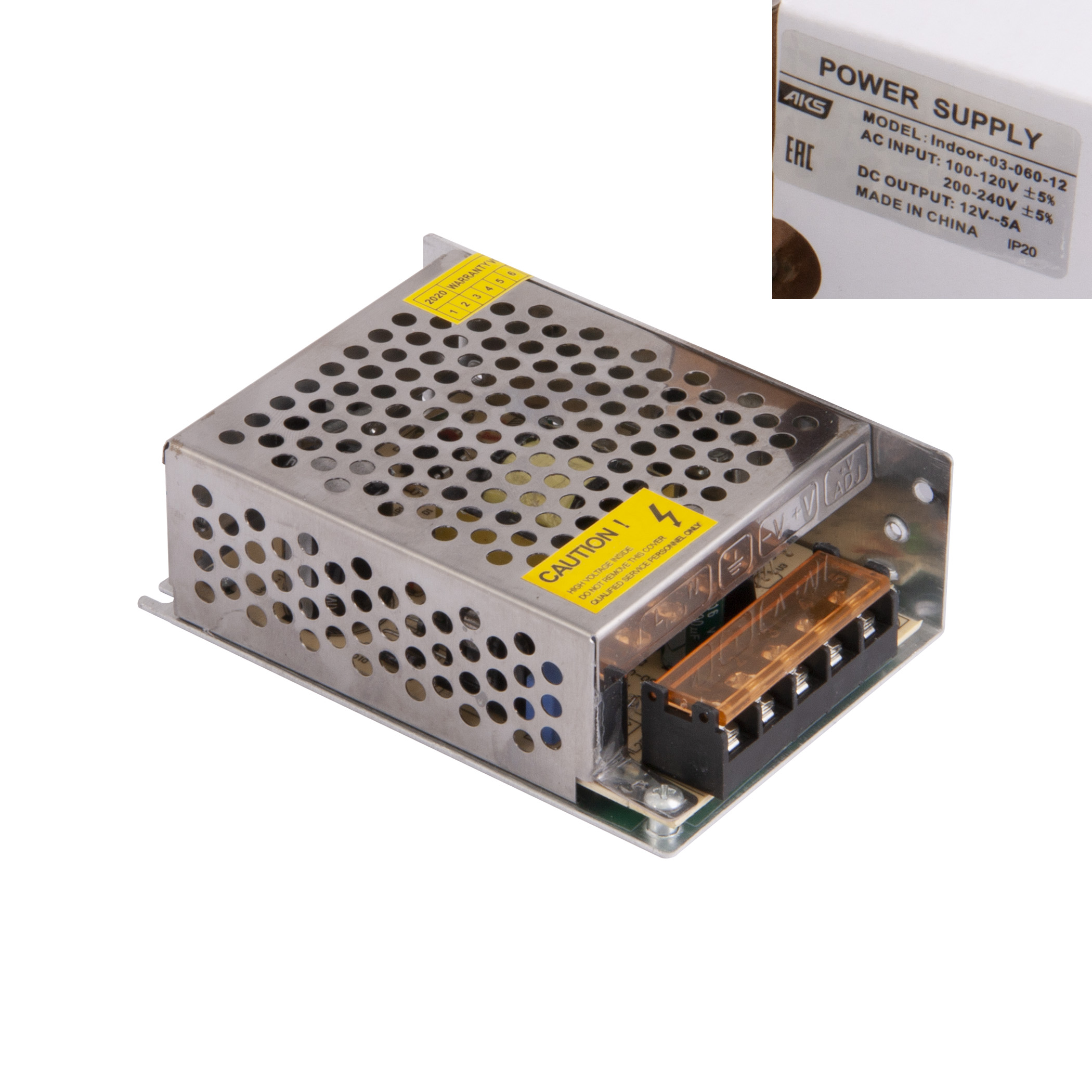 Адаптер для светодиодной ленты AKS Indoor 60W/12V — фото 2